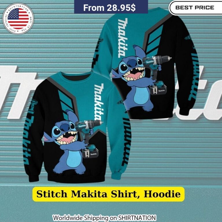 Stitch Makita shirt and hoodie Inspired Graphic Tee