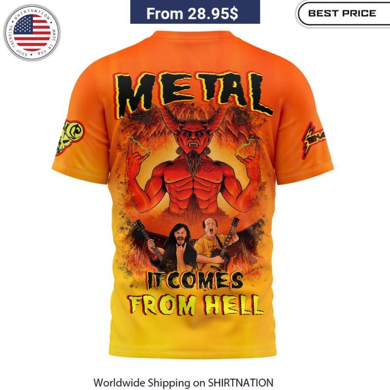 Tenacious D The Metal It Comes From Hell T-Shirt Alternative rock fashion