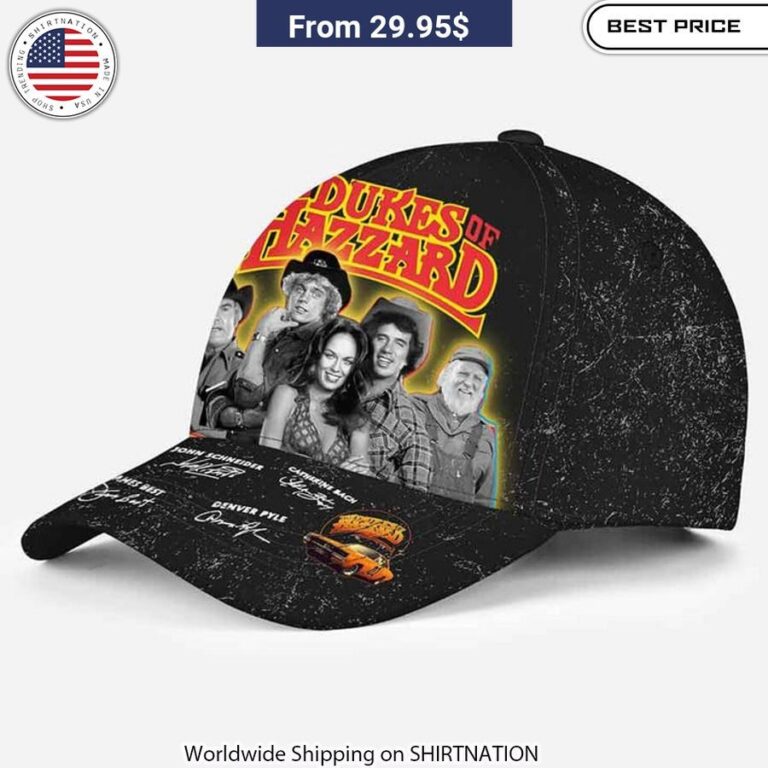 The Dukes Of Hazzard Cast Signature Cap Fan Merchandise