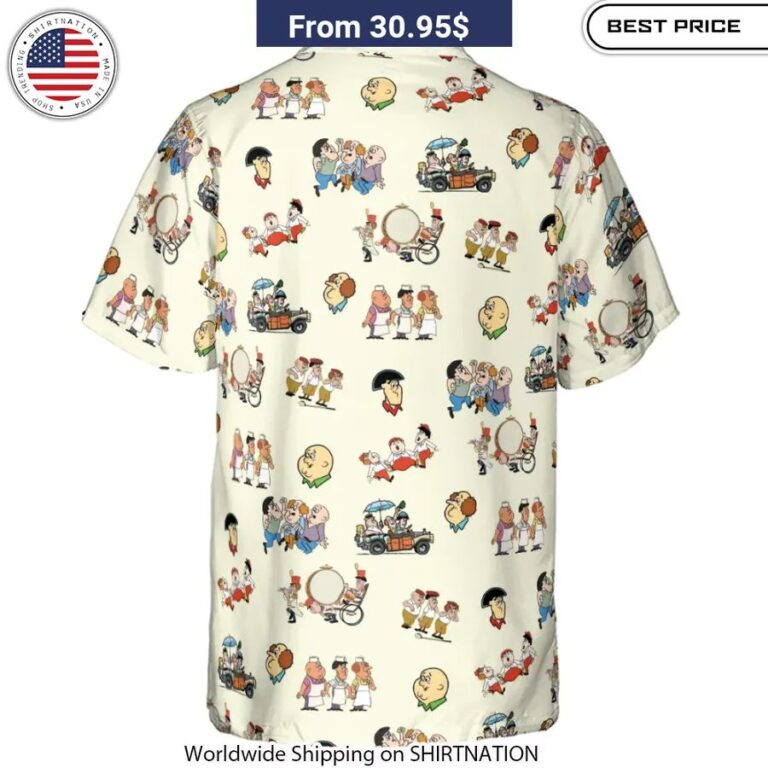 Three Stooges Cartoon 1965 Hawaiian Shirt Collectible item