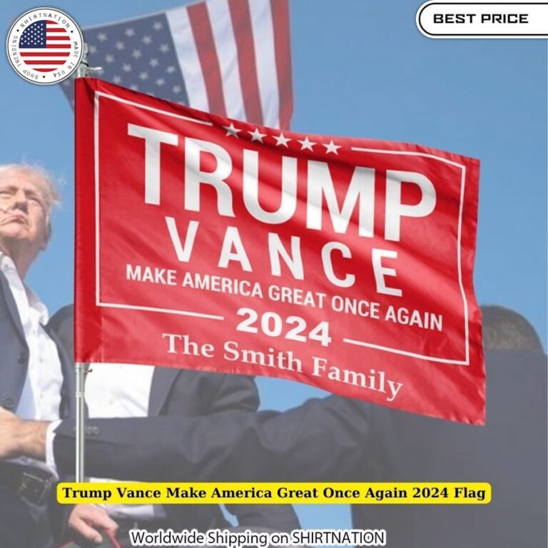 Trump Vance Make America Great Once Again 2024 Flag Outdoor banners