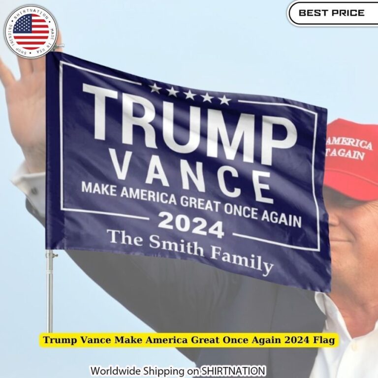 Trump Vance Make America Great Once Again 2024 Flag 2024 presidential election