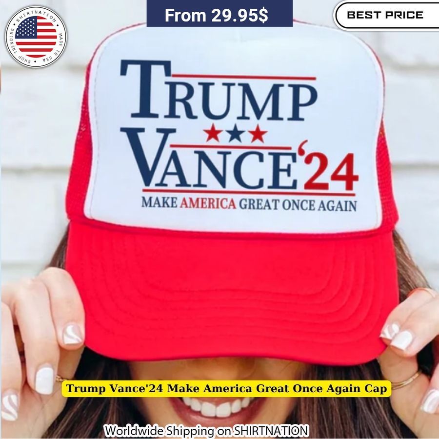 Trump Vance'24 Make America Great Once Again Cap Unique and sober