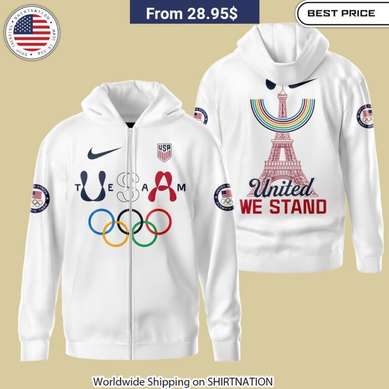 USA United We Stand Olympic Paris 2024 Team USA Shirt, Hoodie Stylish and Durable