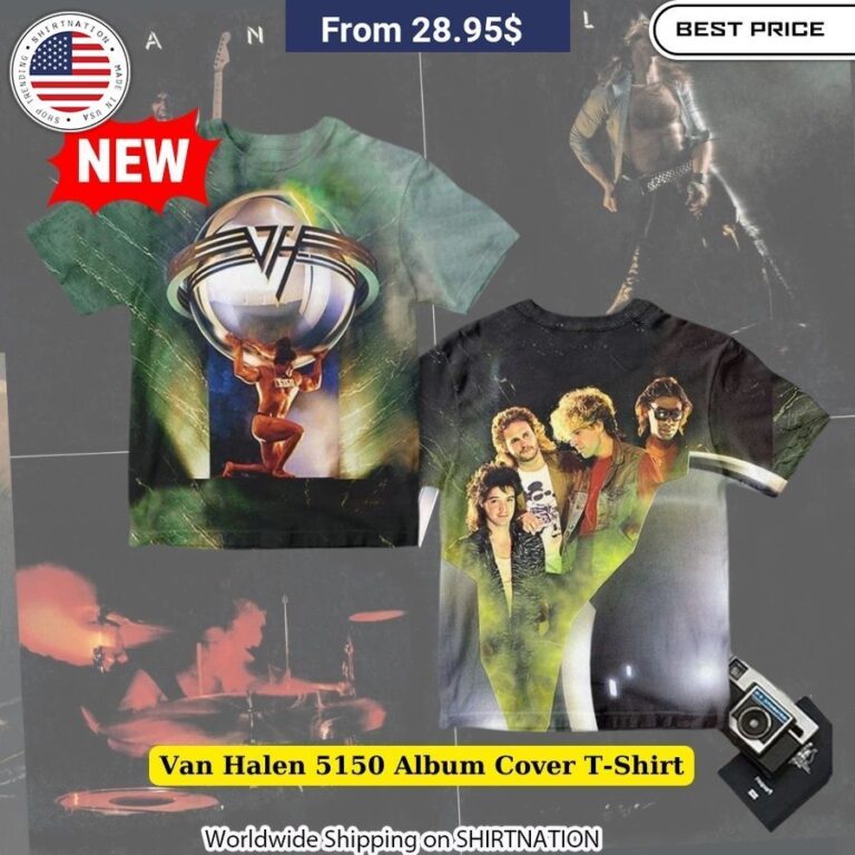 Van Halen 5150 Album Cover T-Shirt classic rock t-shirt