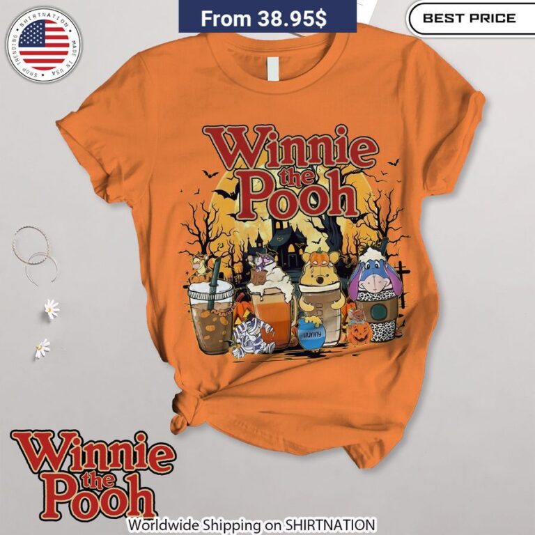 Winnie The Pooh Halloween Women Shirt and Shorts trick-or-treating themed