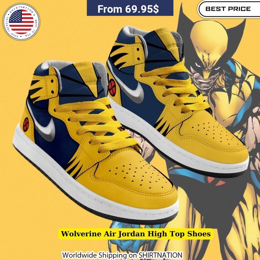 Superhuman style and comfort Wolverine Air Jordan High Top Shoes