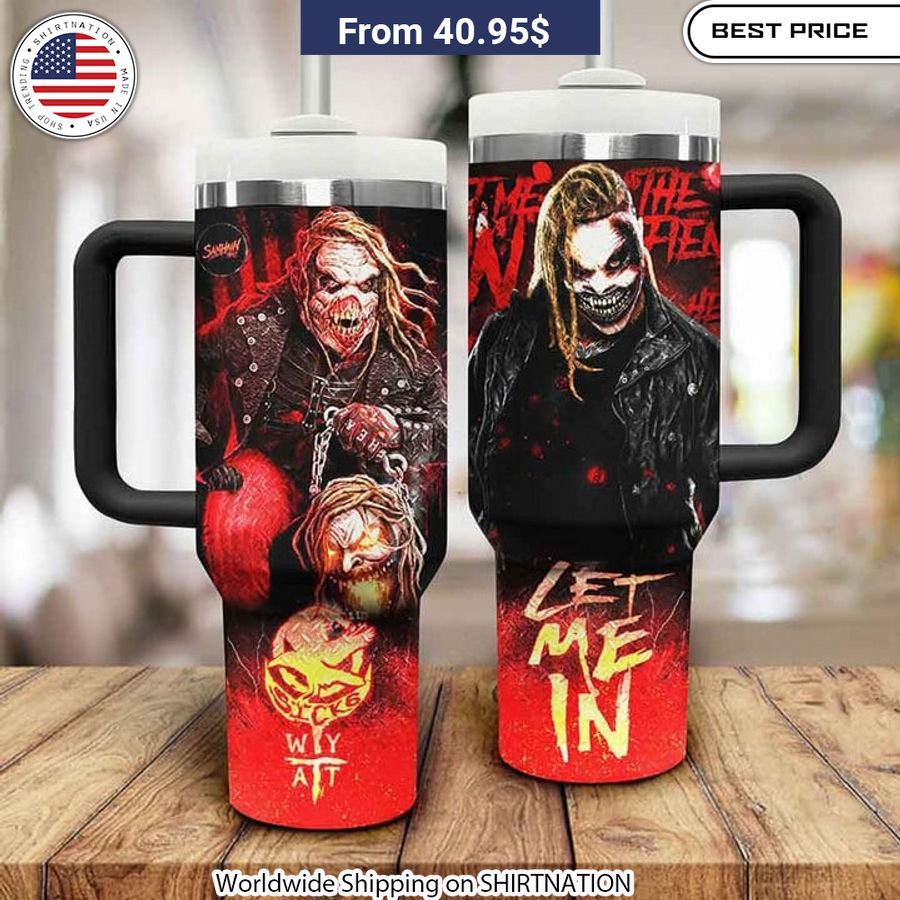 WWE Wyatt Sicks Let Me In Stanley Tumbler Durable stainless steel tumbler