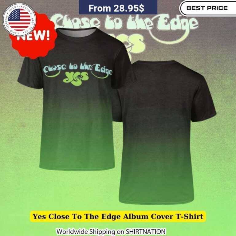 Yes Close To The Edge Album Cover T-Shirt vintage music tee