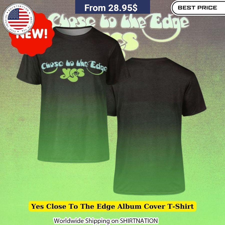 Yes Close To The Edge Album Cover T-Shirt vintage music tee