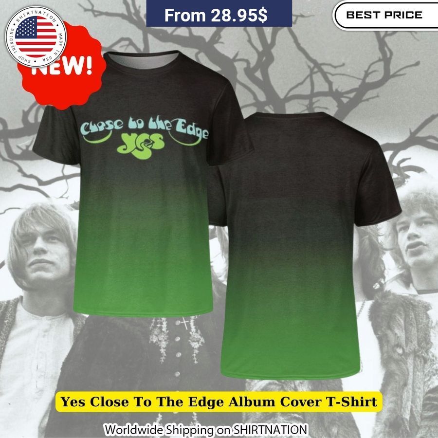 Yes Close To The Edge Album Cover T-Shirt rock music apparel