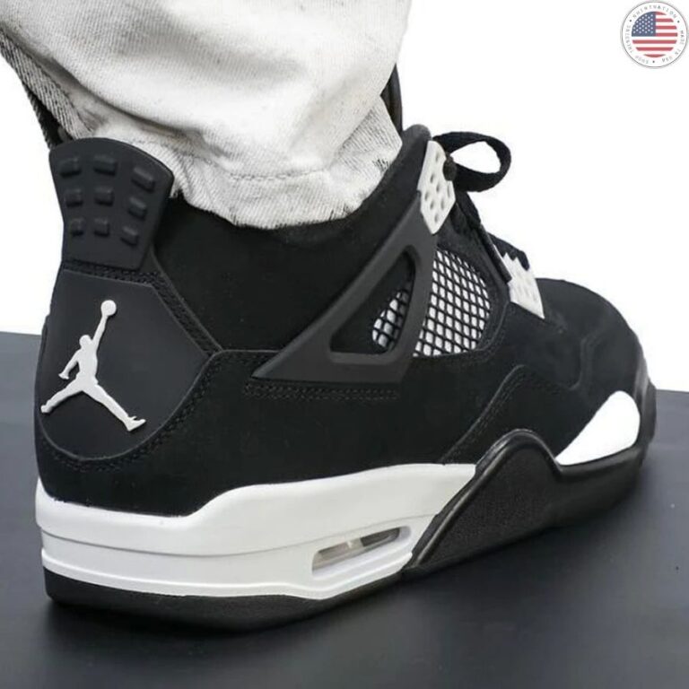 A side view of the White Thunder highlights the shoe's clean lines and monochromatic color scheme