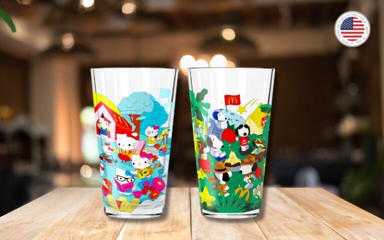 Relive your childhood memories with this exclusive McDonald's glass