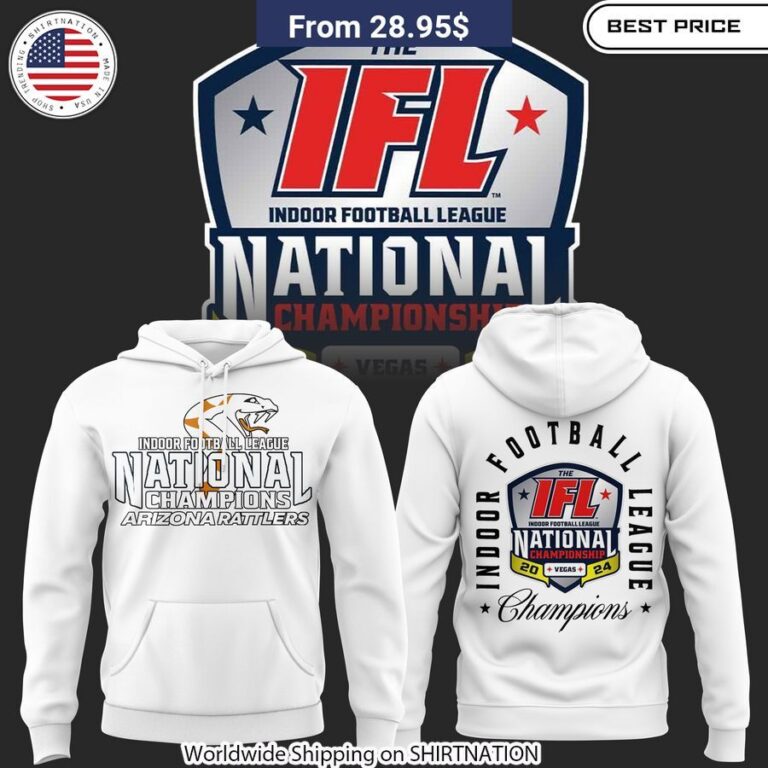 Arizona Rattlers Indoor Football League National Champions Shirt, Hoodie Fan gear for Rattlers supporters