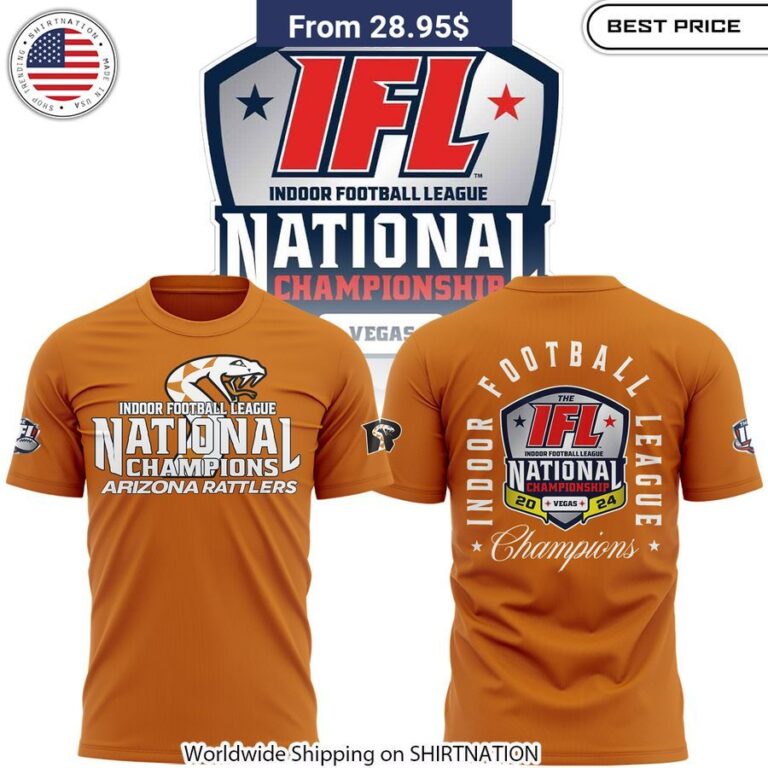 Arizona Rattlers Indoor Football League National Champions Shirt, Hoodie Game day outfit