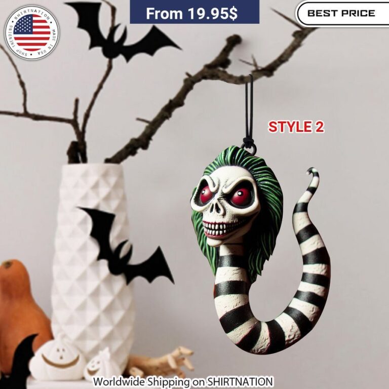 Beetlejuice Halloween Ornament Quirky Halloween decorations