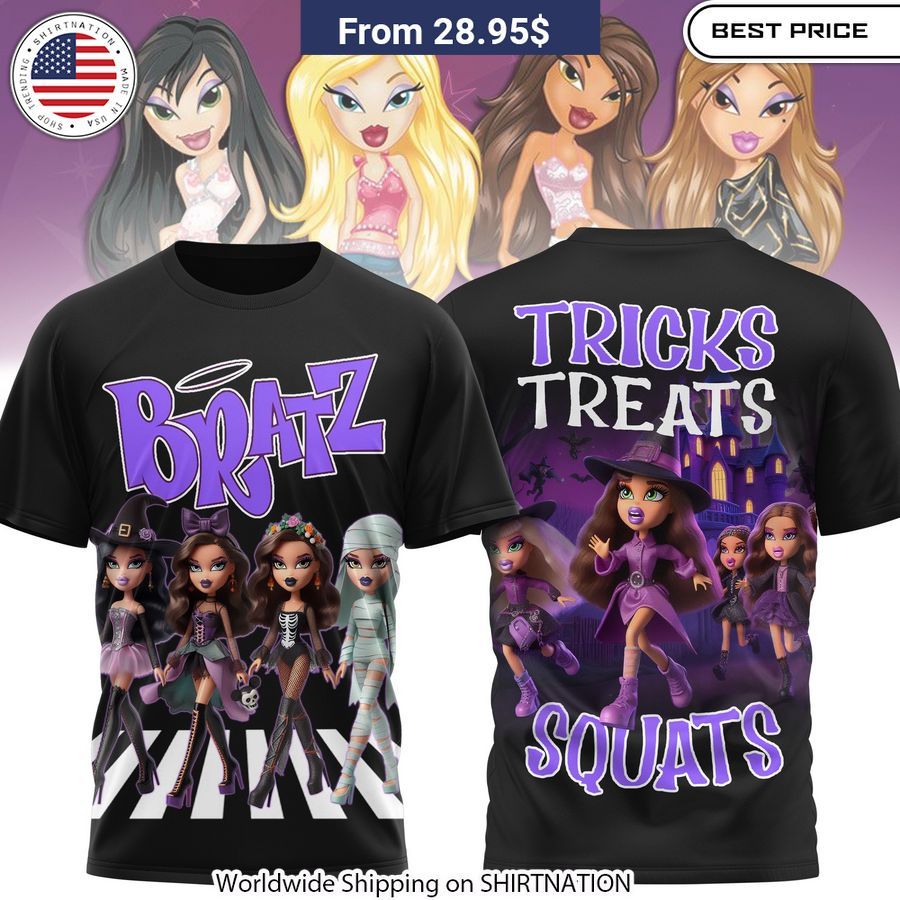 Bratz Abey Road Tricks Or Treats Squats Shirt, Hoodie playful collaboration