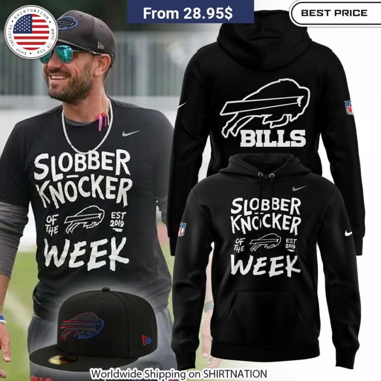 Buffalo Bill Slobber Knocker Of The Week Shirt, Hoodie Comfort and durability