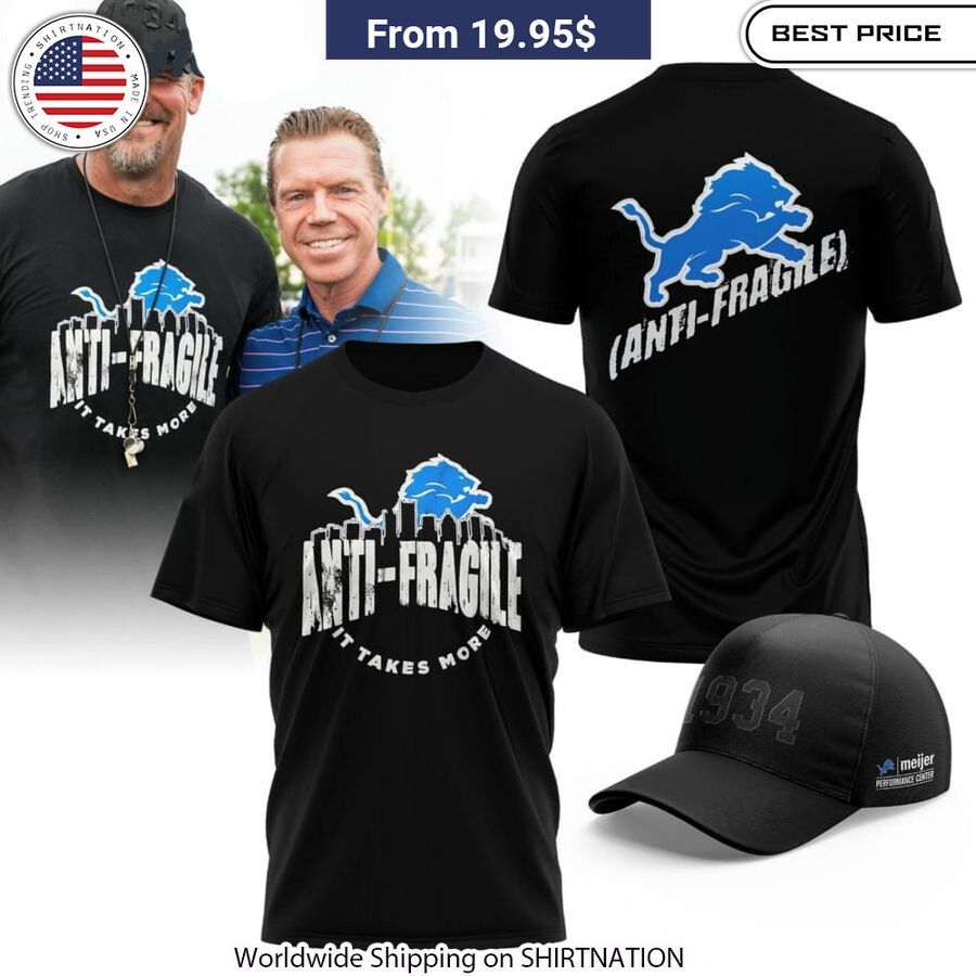 Coach Dan Campbell Detroit Lions Anti Fragile Shirt, Hoodie Rocking picture