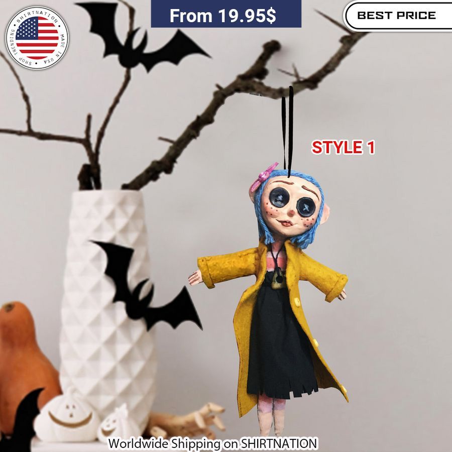 Coraline Halloween Ornament Quality craftsmanship