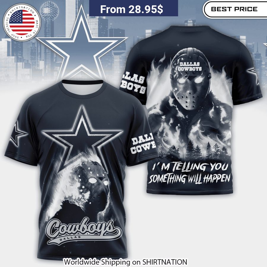 Dallas Cowboys Jason Voorhees Shirt, Hoodie horror movie fan gear