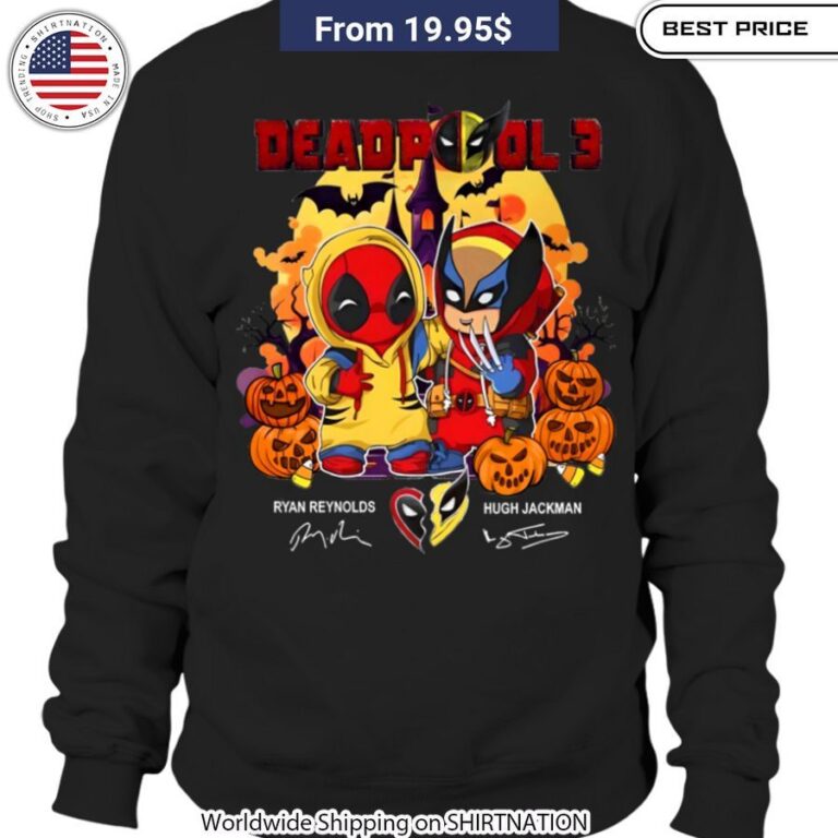 Deadpool 3 Wolverine Halloween Shirt, Hoodie Halloween costume apparel