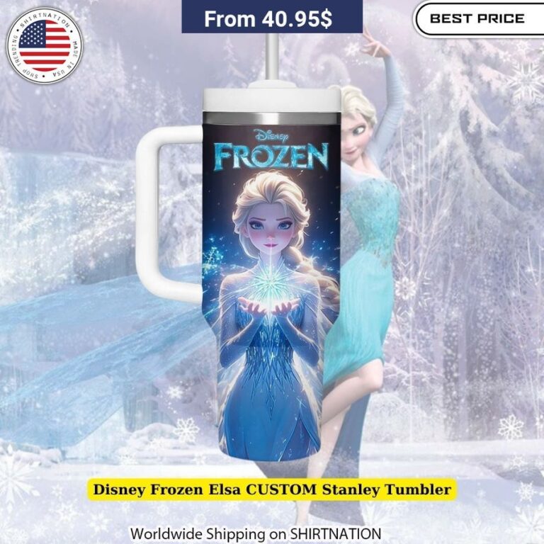 Disney Frozen Elsa CUSTOM Stanley Tumbler Elsa themed tumbler