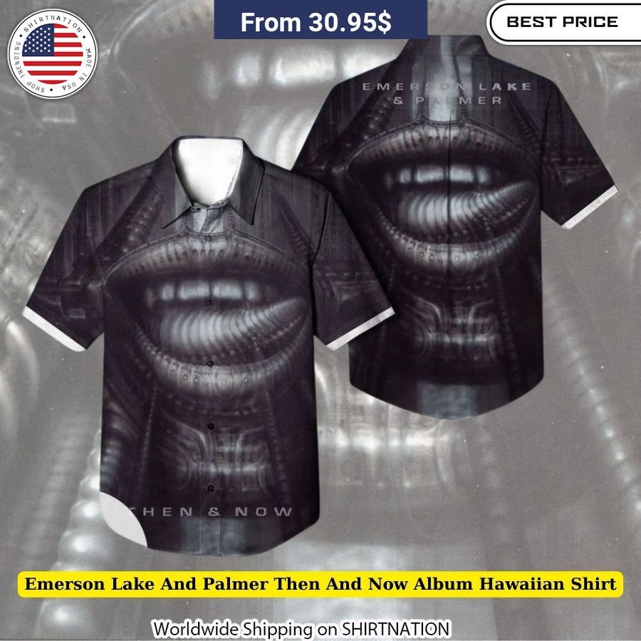 Emerson Lake And Palmer Then And Now Album Hawaiian Shirt vibrant design