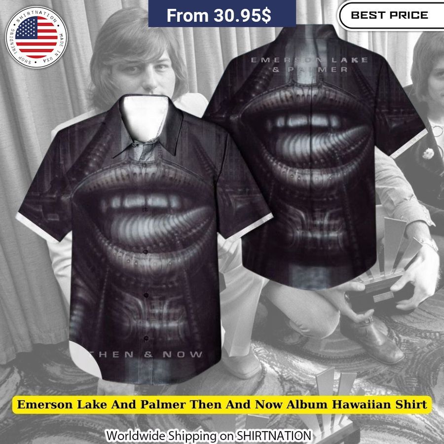 Emerson Lake And Palmer Then And Now Album Hawaiian Shirt for all ages