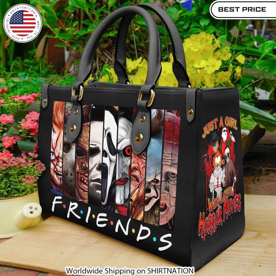 Friends Horror Movie Characters Halloween Leather Handbag Halloween accessory