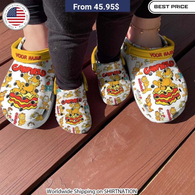 Garfield CUSTOM Crocs Crocband Shoes comfortable