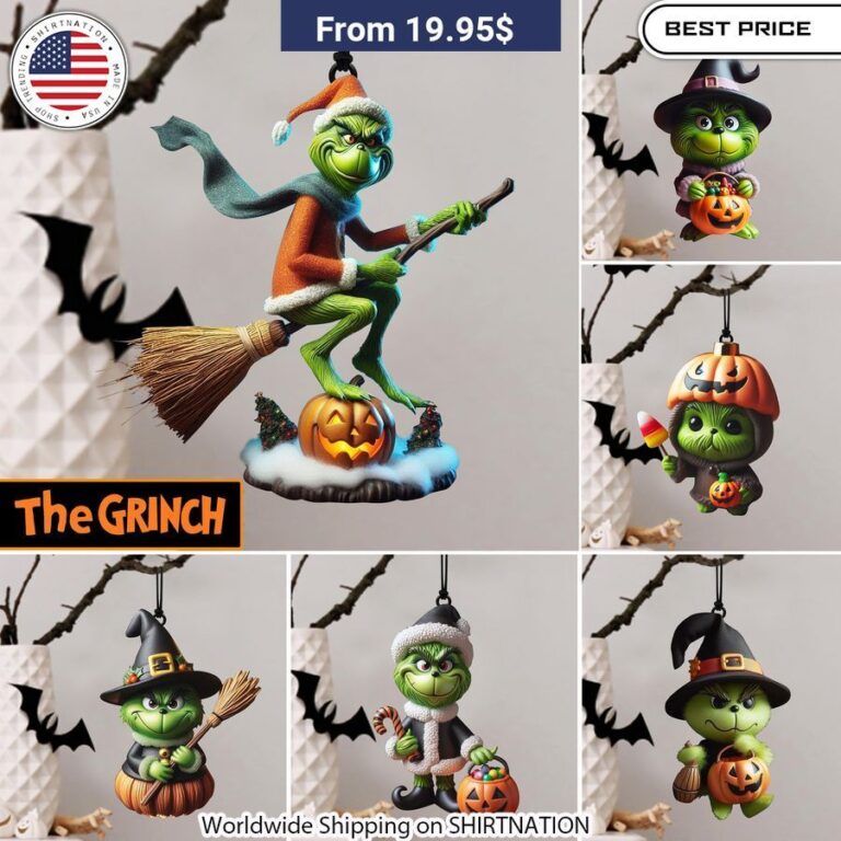 Grinch Halloween Ornament Halloween tree decoration