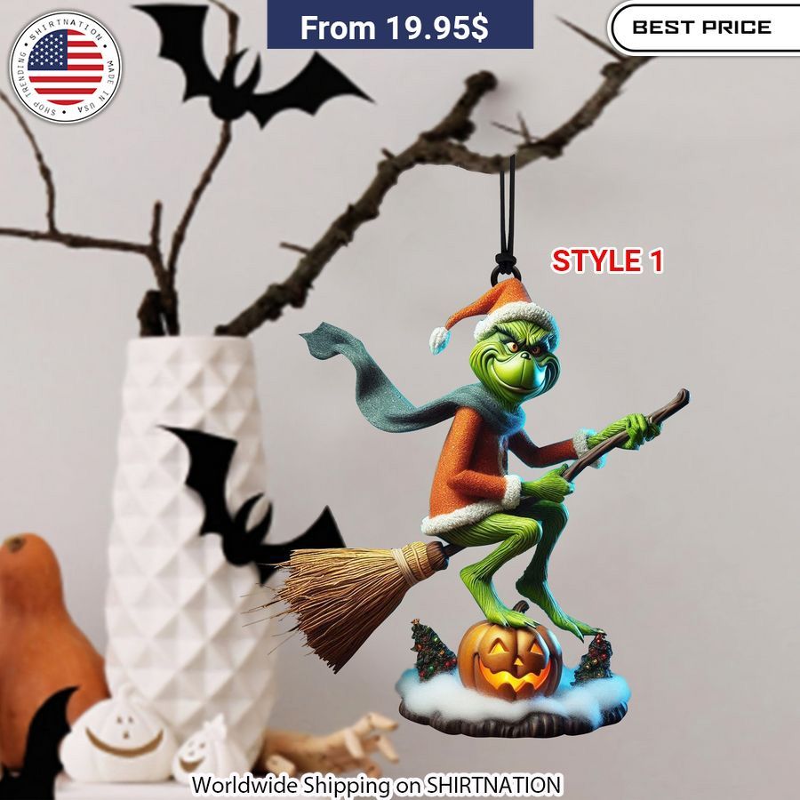 Grinch Halloween Ornament Playful Halloween theme