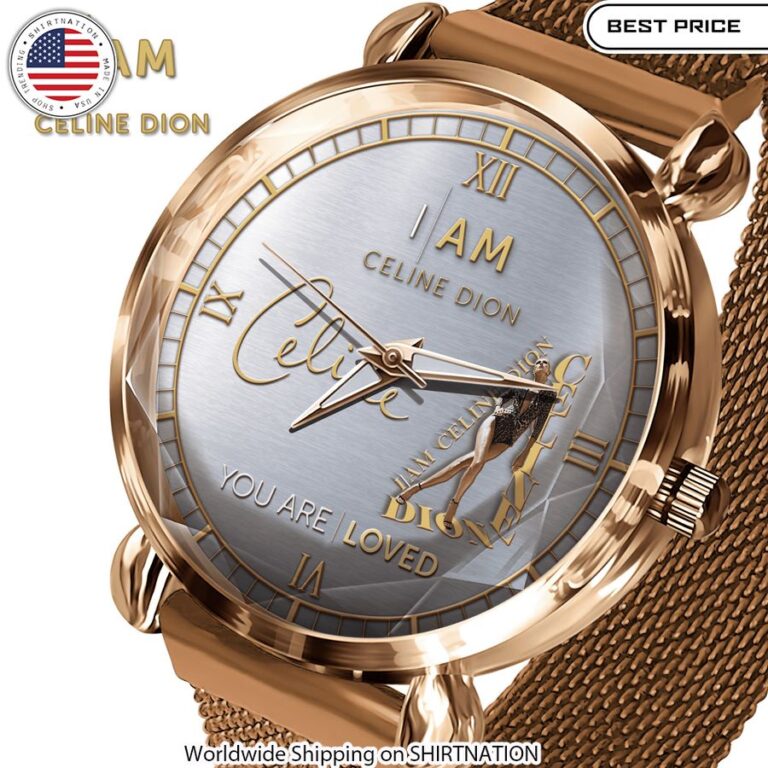 I Am Celine Dion Stainless Steel Watch music icon