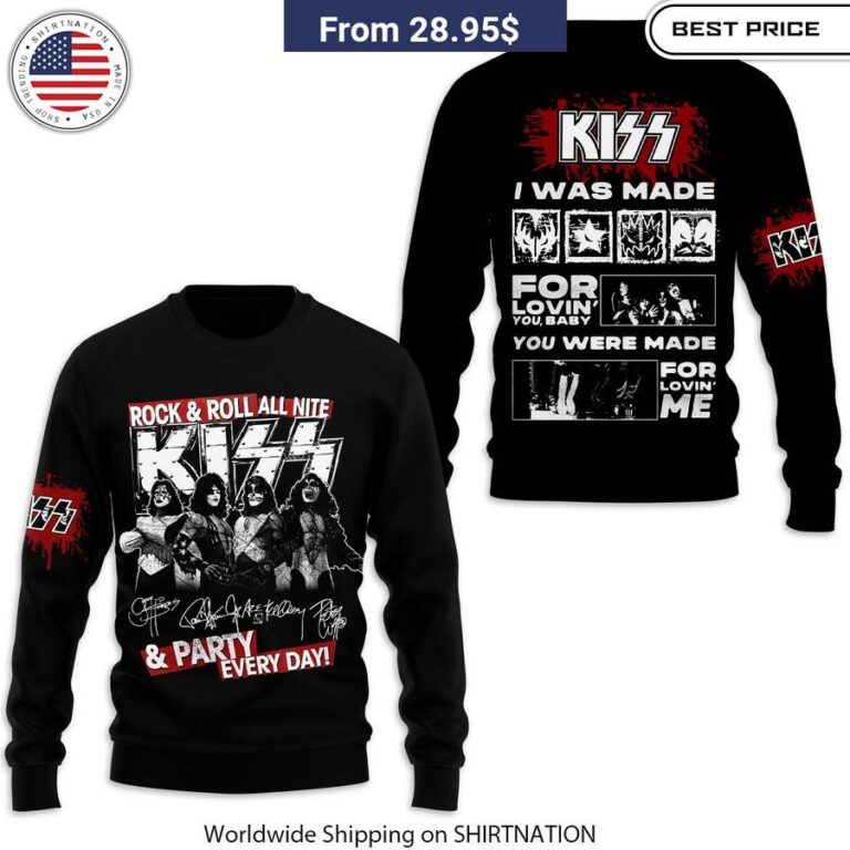 Kiss Band Rock & Roll All Nite & Party Every Day Shirt, Hoodie Rock and roll lifestyle