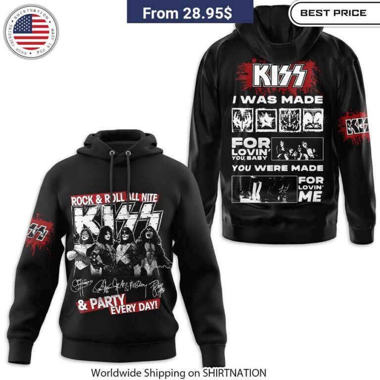 Kiss Band Rock & Roll All Nite & Party Every Day Shirt, Hoodie Legendary musicians