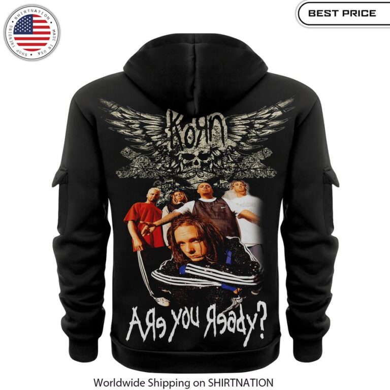 Korn Band Are You Ready Half Zip Hoodie comfortable, soft