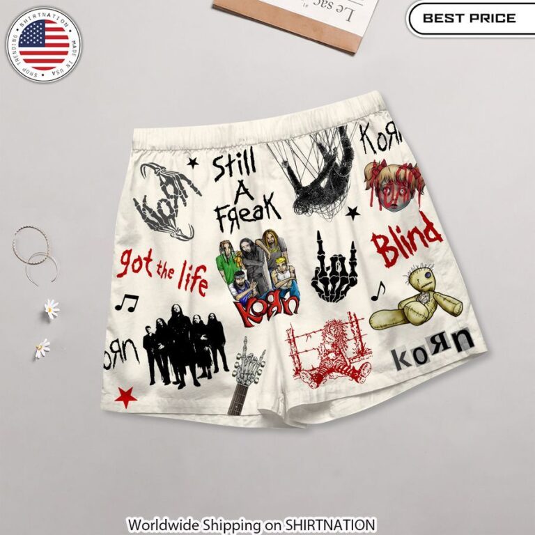 Korn Band Like A Freak On A Leash Women Shirt,Shorts Comfortable fit