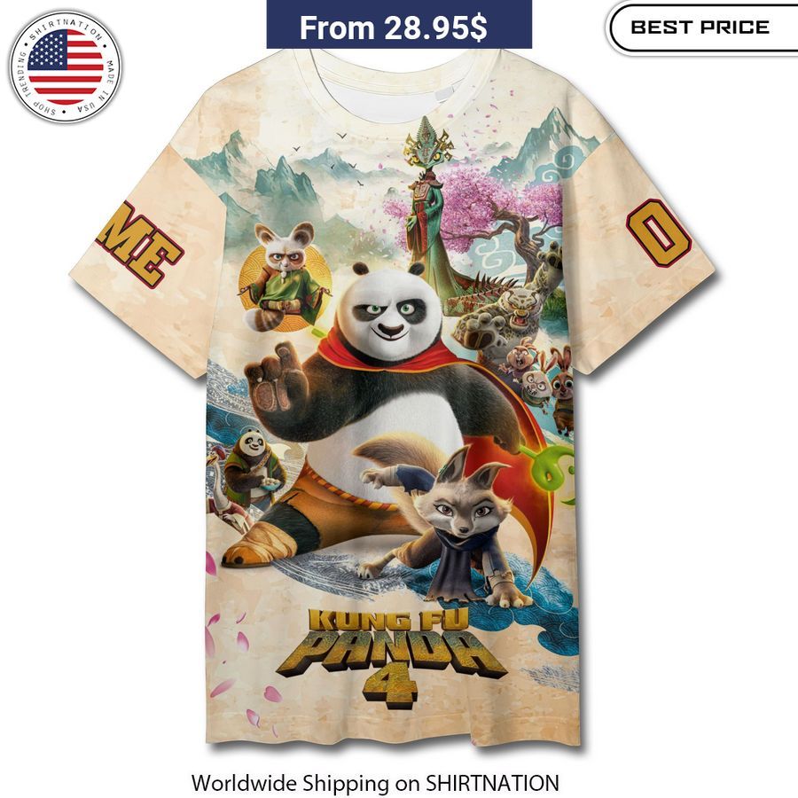 Kung Fu Panda 4 CUSTOM T Shirt High-quality print