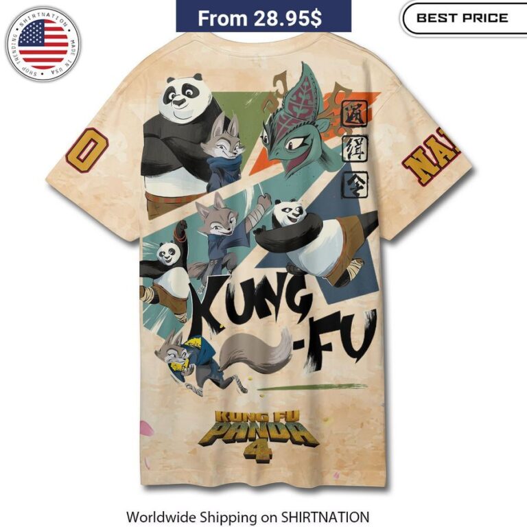 Kung Fu Panda 4 CUSTOM T Shirt Durable fabric