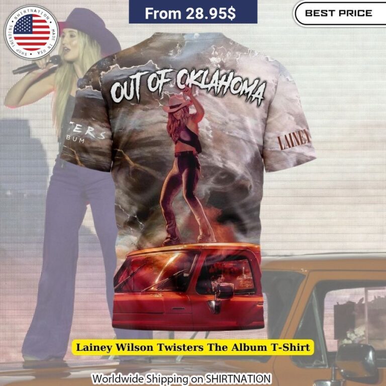 Lainey Wilson Twisters The Album T-Shirt Country music merchandise