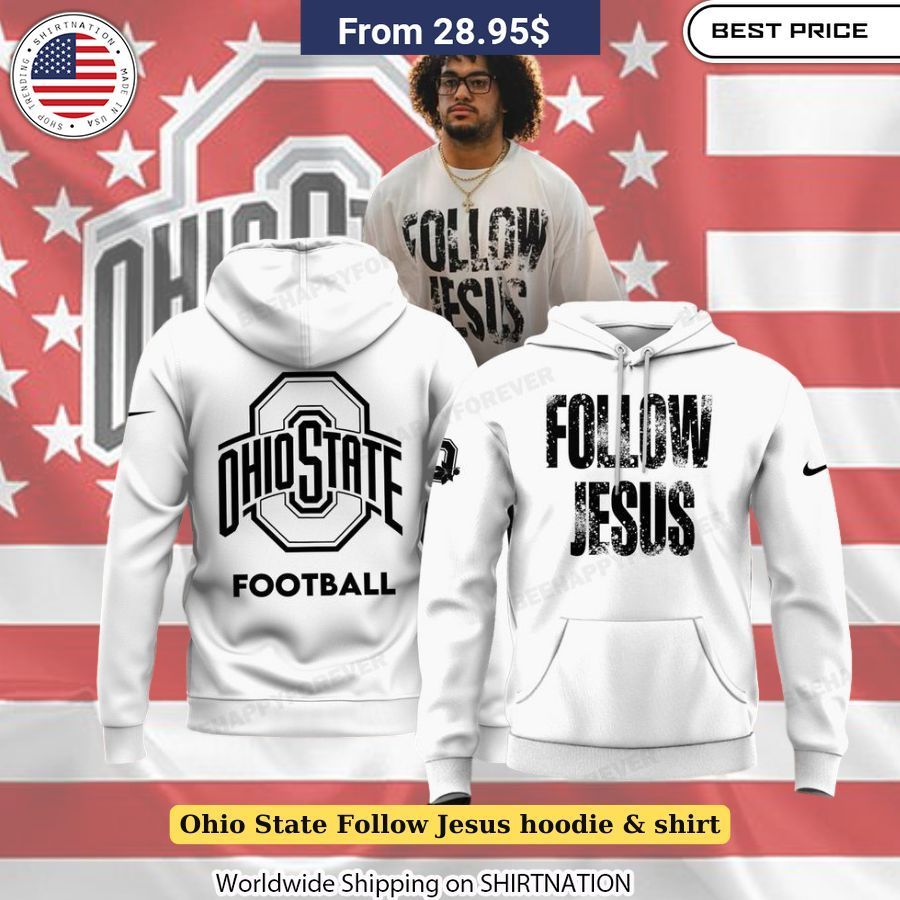 Ohio State Follow Jesus hoodie & shirt OSU faith-based hoodie