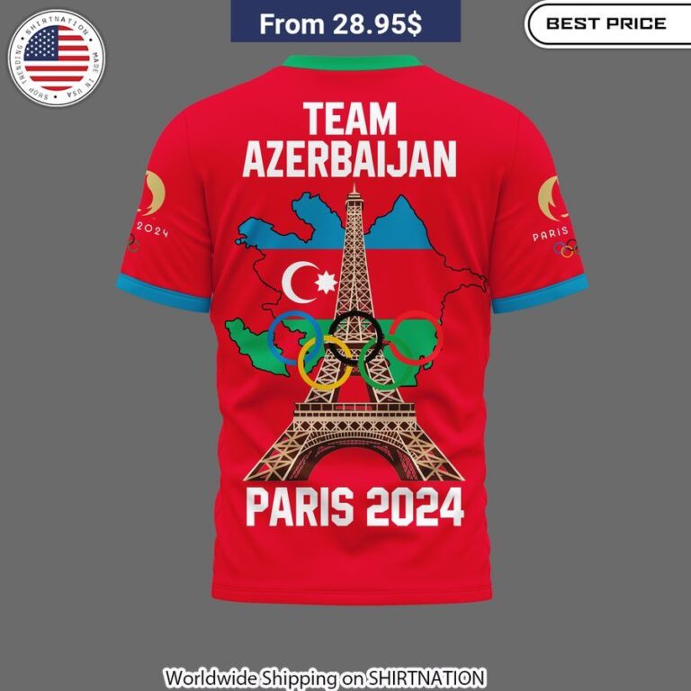 Olympic 2024 Team Azerbaijan Shirt Azerbaijan national pride