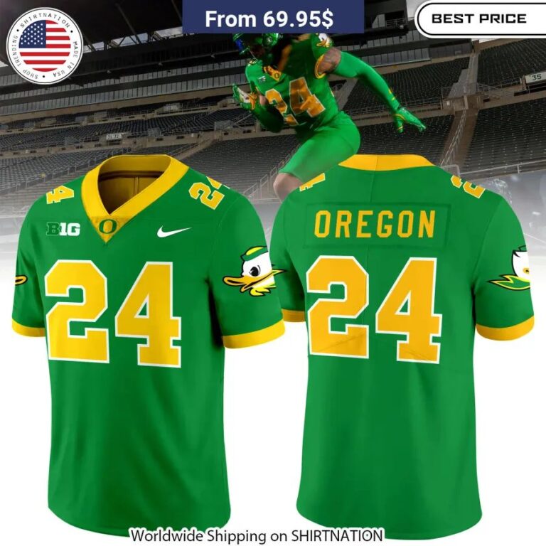 Oregon Football The Catch Football Jersey fan apparel