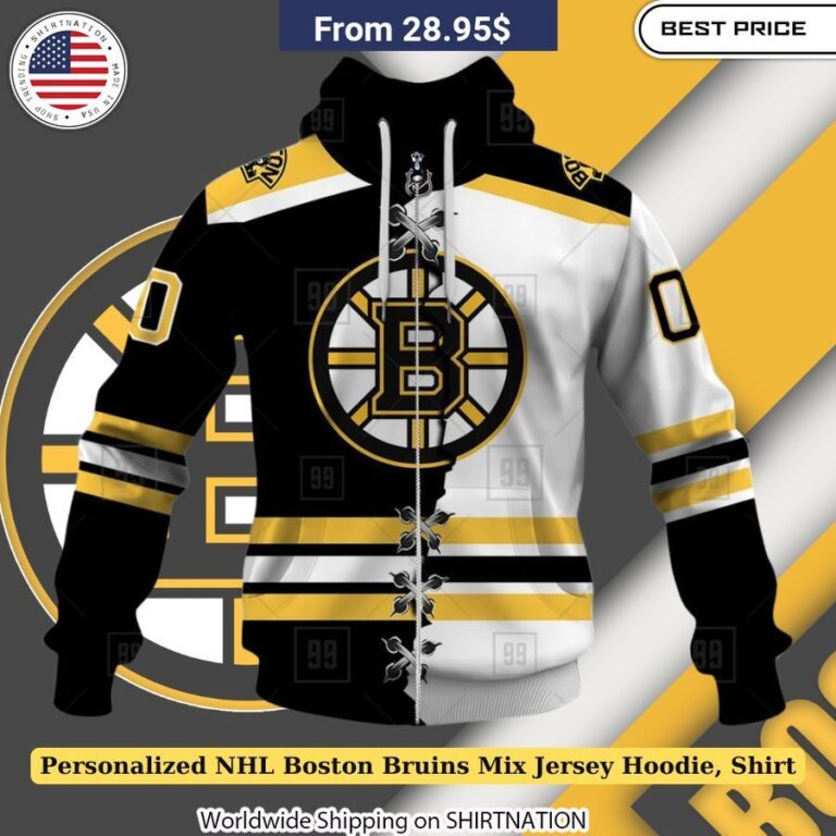 Personalized NHL Boston Bruins Mix Jersey Hoodie, Shirt Unique Bruins fan gear