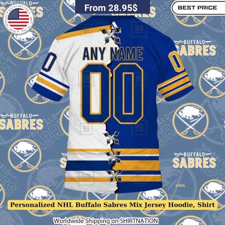 Personalized NHL Buffalo Sabres Mix Jersey Hoodie, Shirt Sabres logo hoodies and shirts