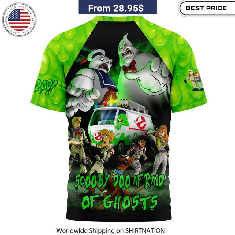 Scooby-Doo Affraid of Ghosts Shirt Scooby-Doo merchandise