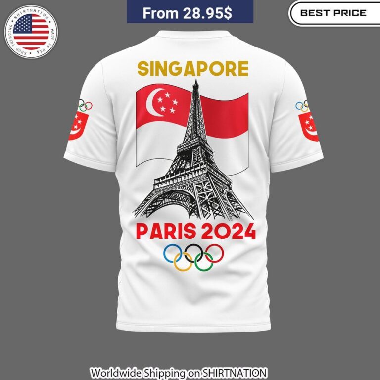 Singapore 2024 Olympic Shirt Sports Casual and activewear