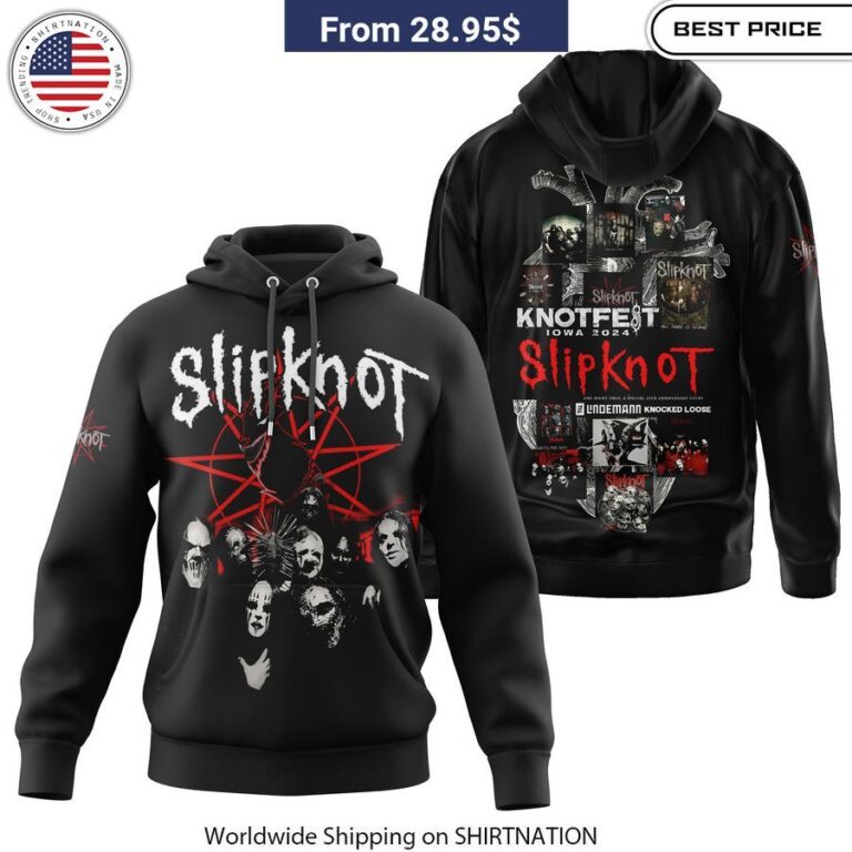 Slipknot Knotfest Iowa 2024 Shirt, Hoodie Concert merchandise