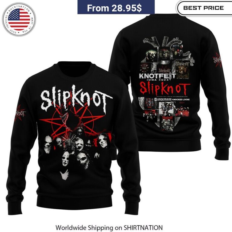 Slipknot Knotfest Iowa 2024 Shirt, Hoodie Slipknot fans